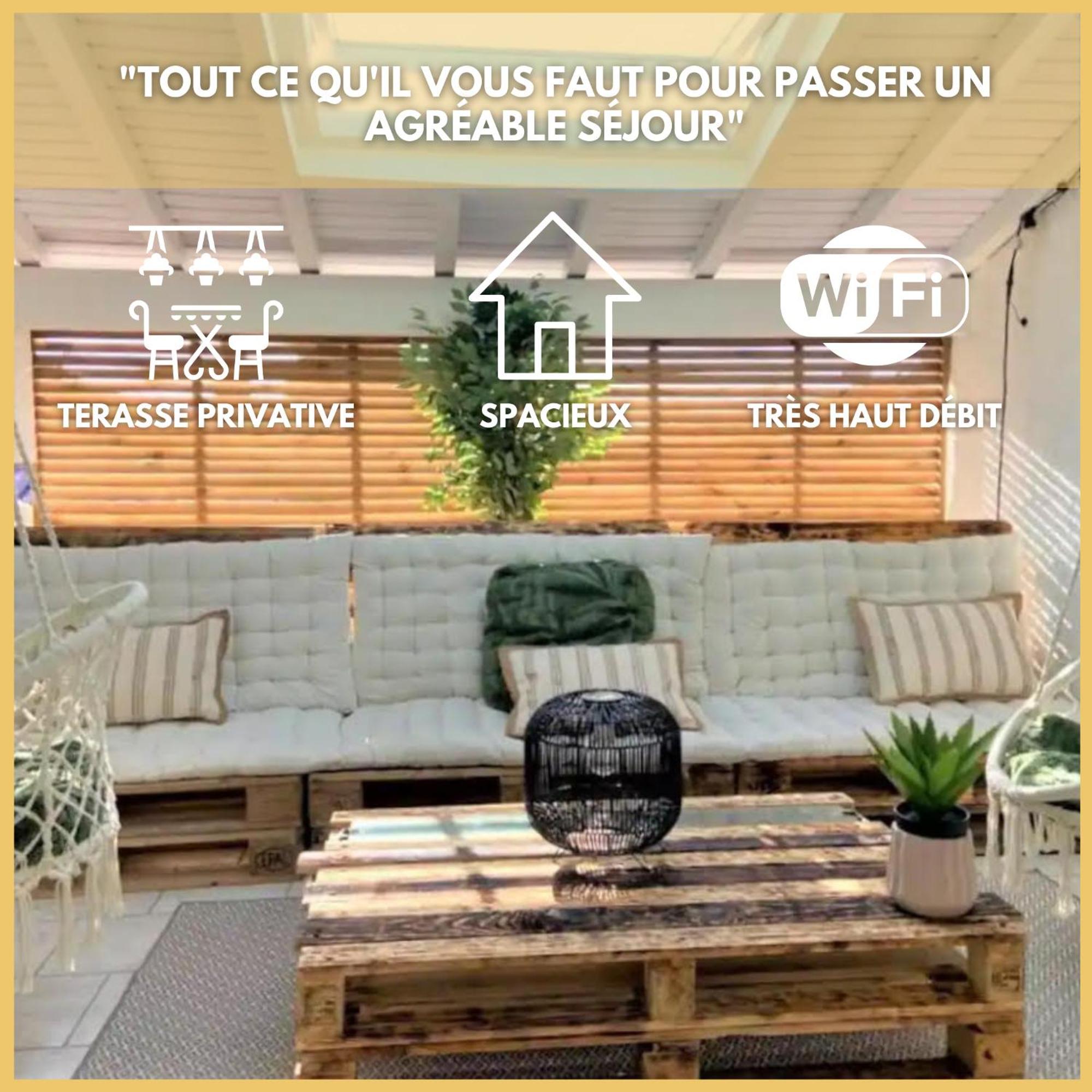 Appartement Le Paisiblement Votre 2 Ch, Terrasse, Clim, Park à Montauban Extérieur photo